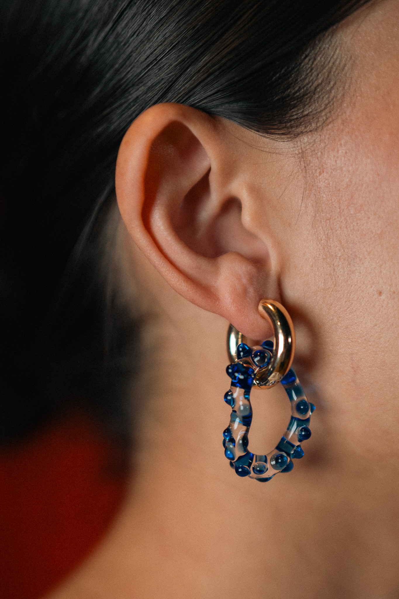 Aretes Filomena Azul